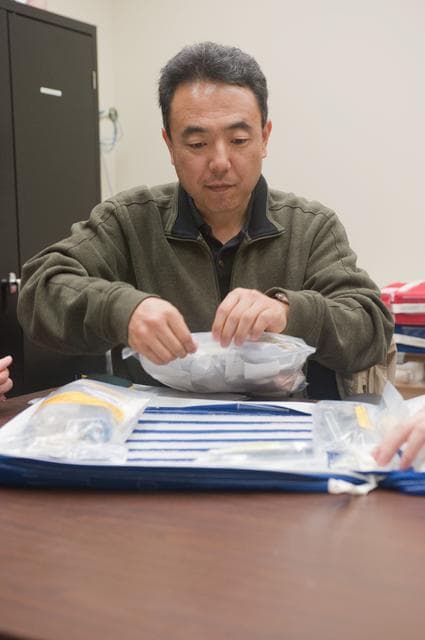 NASA image: Expedition 28 JAXA astronaut Satoshi Furukawa during CMO Delta Training