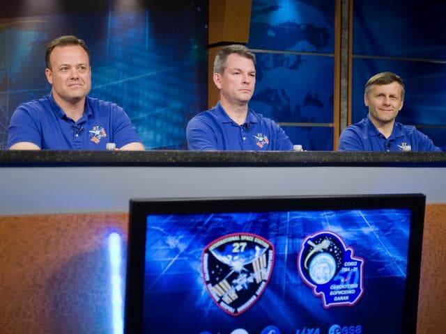 NASA image: Expedition 27 press conference