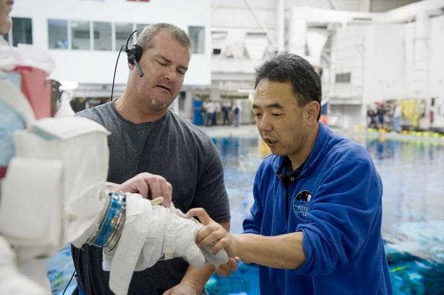 NASA image: Expedition 28/29 crew members Ron Garan and Mike Fossum
