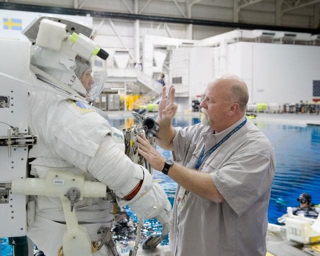 NASA image: Expedition 28/29 crew members Ron Garan and Mike Fossum