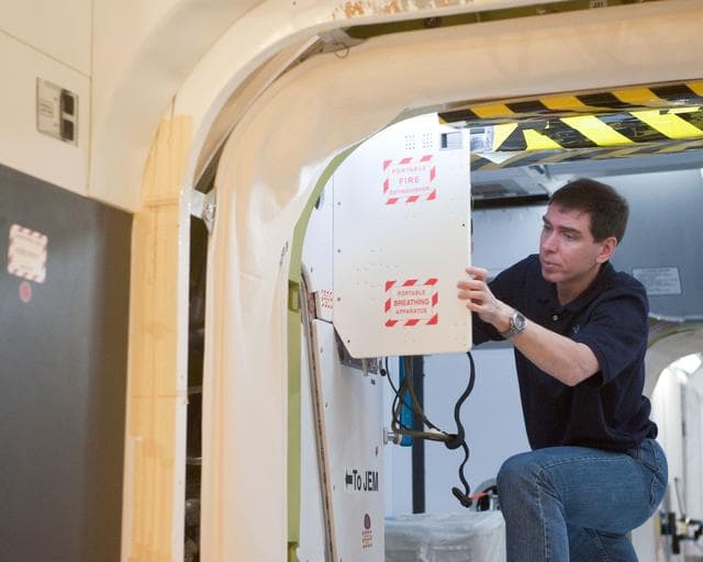 NASA image: Expedition 29 JAXA astronaut Satoshi Furukawa during Emergency Scenario Training  