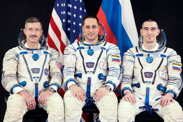 NASA image: Expedition 27 prime and backup crew and individual portraits from Russia       