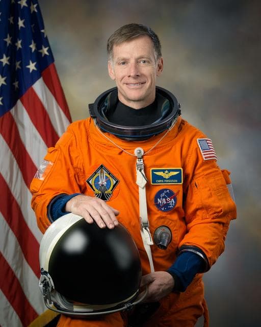 NASA image: NASA astronaut Chris Ferguson Official Individual ACES suit photo