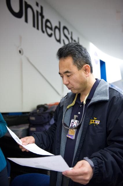 NASA image: Expedition 28/29 crew members during Docking Timeline Training.