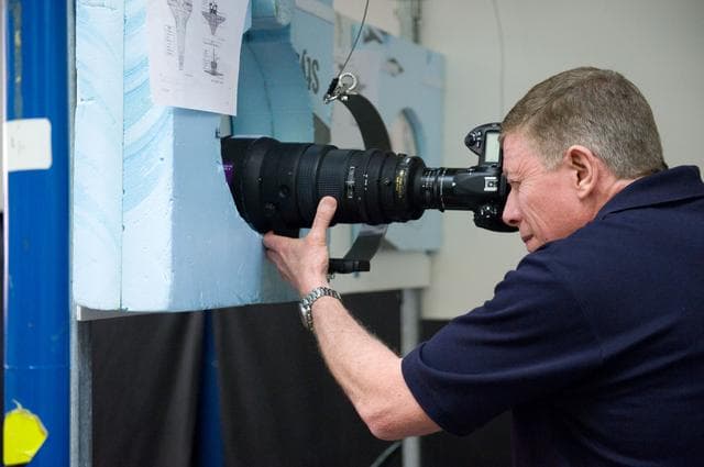 NASA image: Expedition 28/29 crew members during Docking Timeline Training.    