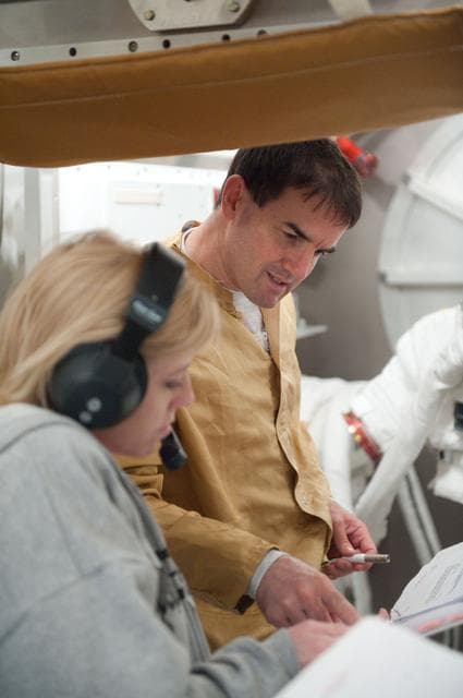 NASA image: SSATA Crew Training and EMU Verification for STS-135 astronaut Rex Walheim    