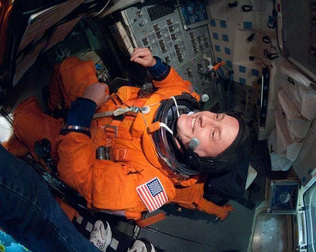 NASA image: STS-134 crew during CCTII Prelaunch Ingress/Egress 91020 training     
