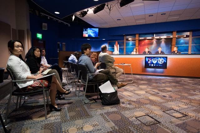 NASA image: Expedition 28 press conference