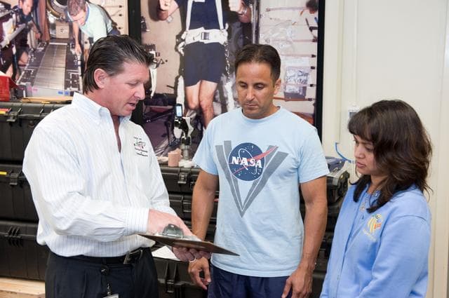 NASA image: Expedition 32 Preflight Training with Joe Acaba