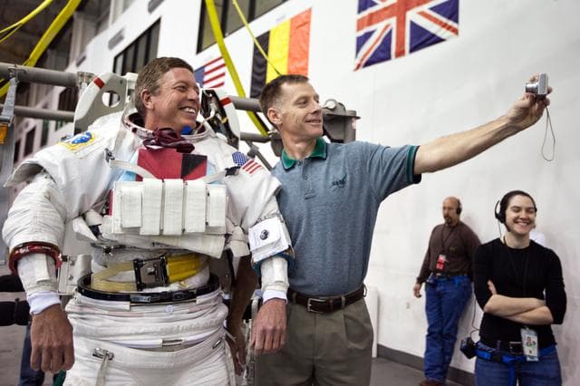 NASA image: STS_135_NBL