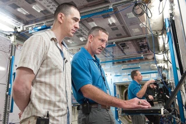 NASA image: Expedition 29/30 ISS Routine Ops training in ISS mockups