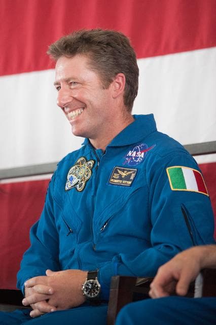 NASA image: STS-134 Crew Return, Ellington 990