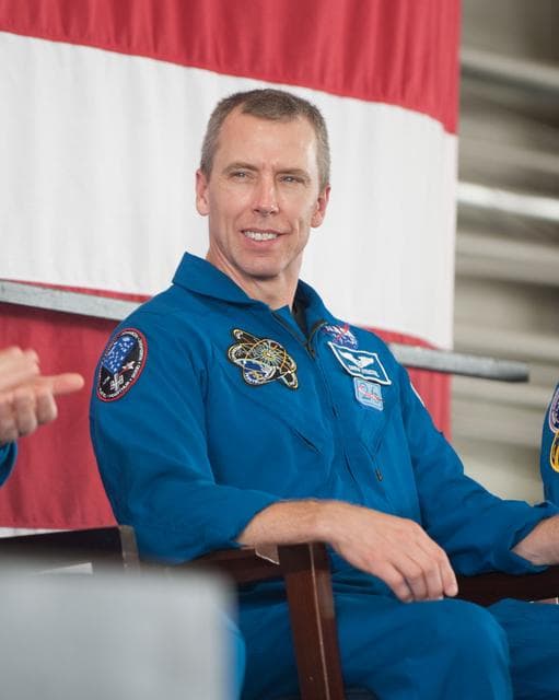 NASA image: STS-134 Crew Return, Ellington 990
