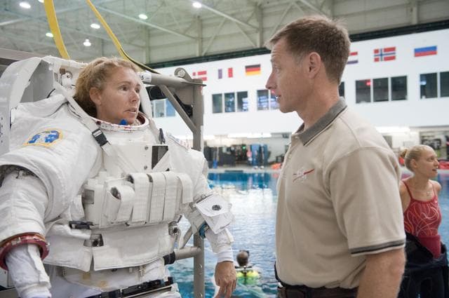 NASA image: Final space shuttle crew training session in the NBL