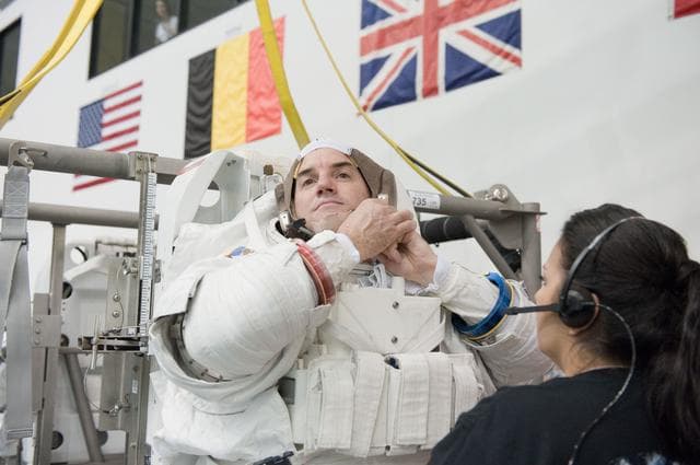 NASA image: Final space shuttle crew training session in the NBL
