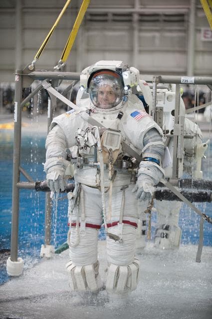 NASA image: Final space shuttle crew training session in the NBL