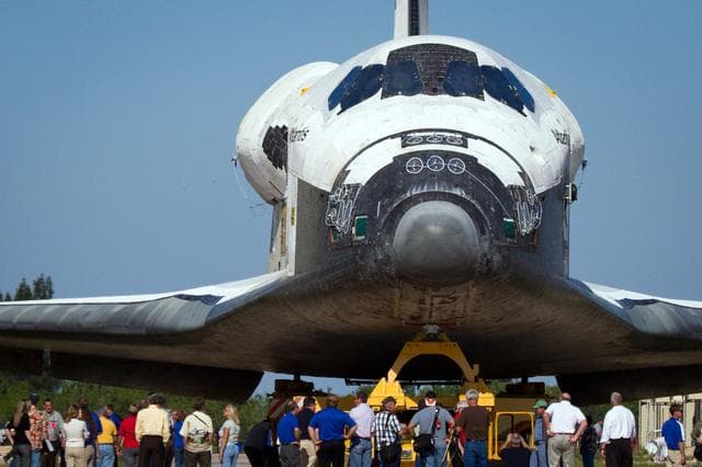NASA image: STS_135_Rollover