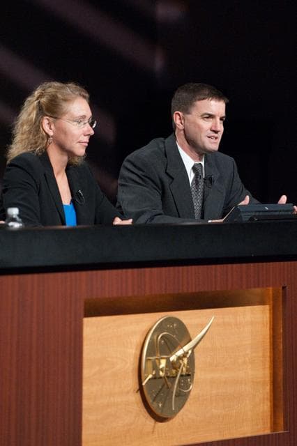 NASA image: STS-135 Press Conference