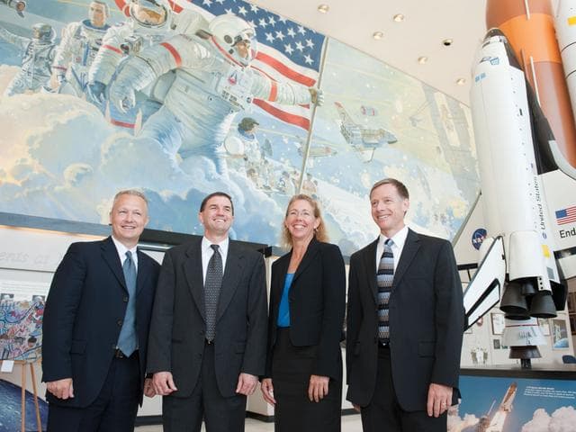 NASA image: STS-135 Press Conference