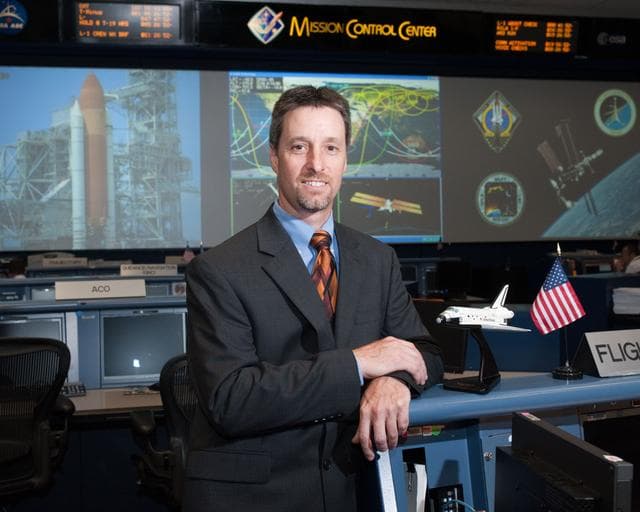 NASA image: STS-135 Flight Controllers on Console