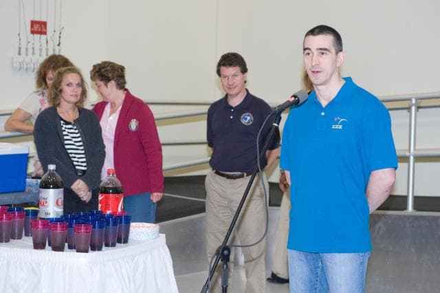 NASA image: Expedition 29/30 Cake Cutting Ceremony