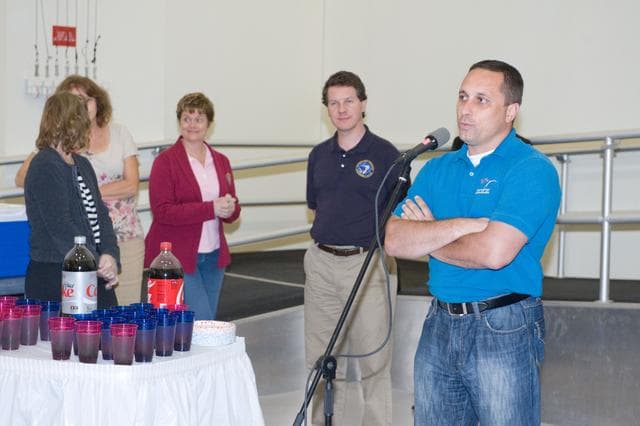 NASA image: Expedition 29/30 Cake Cutting Ceremony