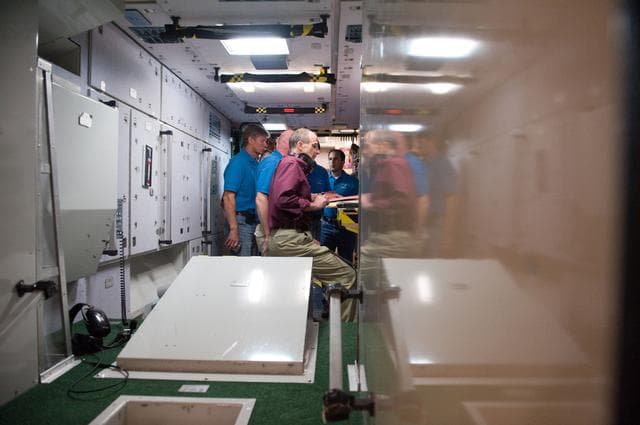 NASA image: Expedition 30/31/32 crew members during Emergency Scenarios