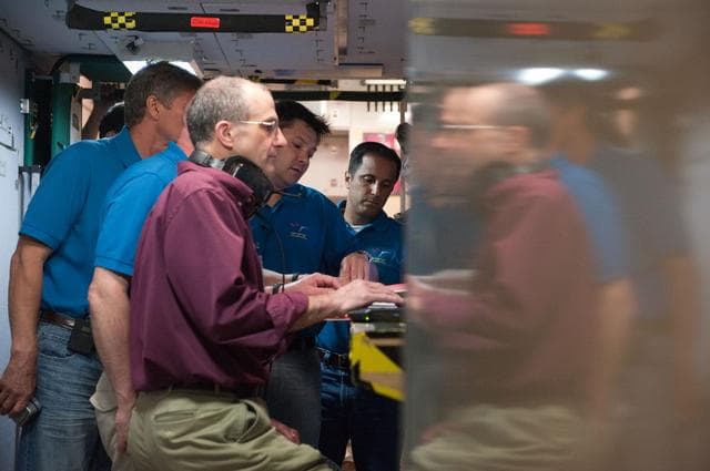 NASA image: Expedition 30/31/32 crew members during Emergency Scenarios