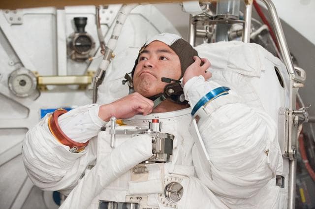 NASA image: STB-ST-942 SSATA Crew Training for INC-32(CM Hoshide) - August 31, 2011  