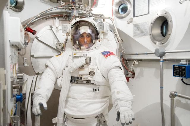 NASA image: Expedition 32 crew member Sunita Williams during her EMU Training and Certification