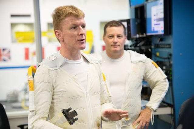 NASA image: EVA Skills training in the NBL