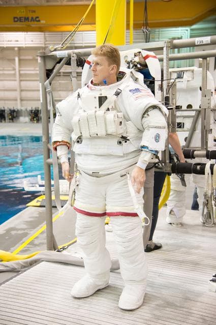 NASA image: EVA Skills training in the NBL
