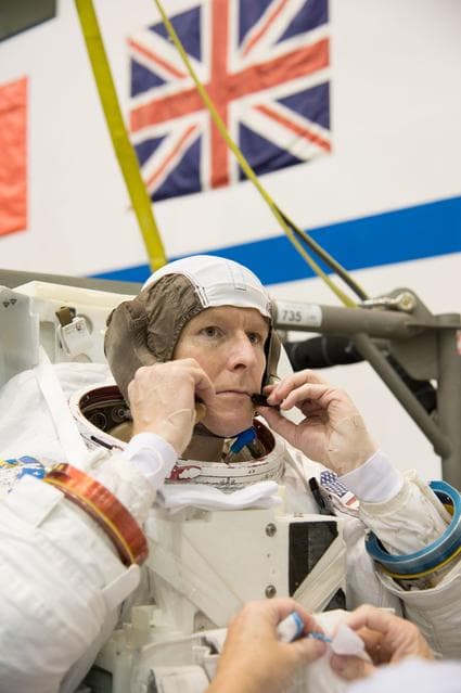 NASA image: EVA Skills training in the NBL