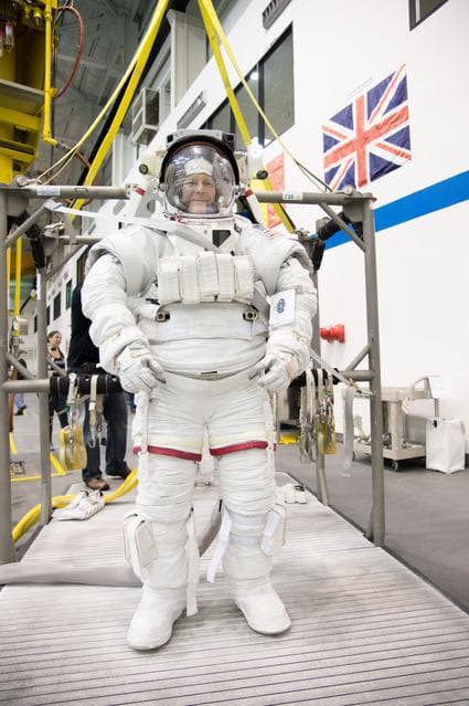 NASA image: EVA Skills training in the NBL