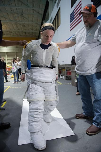 NASA image: 2017 ASCAN class members during ASCAN EVQ1 (Red Team) Training