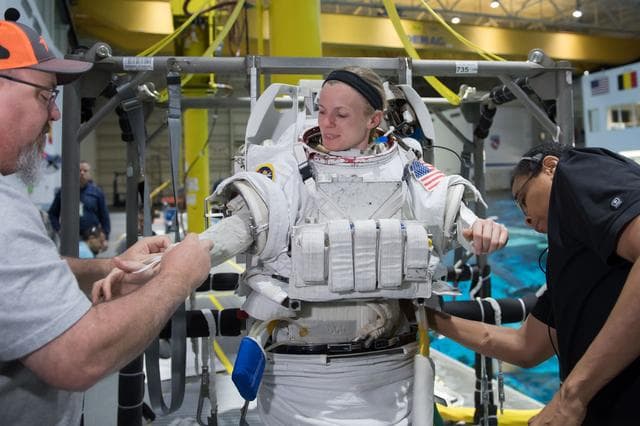 NASA image: 2017 ASCAN class members during ASCAN EVQ1 (Red Team) Training