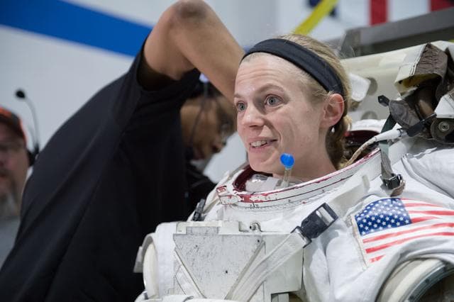 NASA image: 2017 ASCAN class members during ASCAN EVQ1 (Red Team) Training
