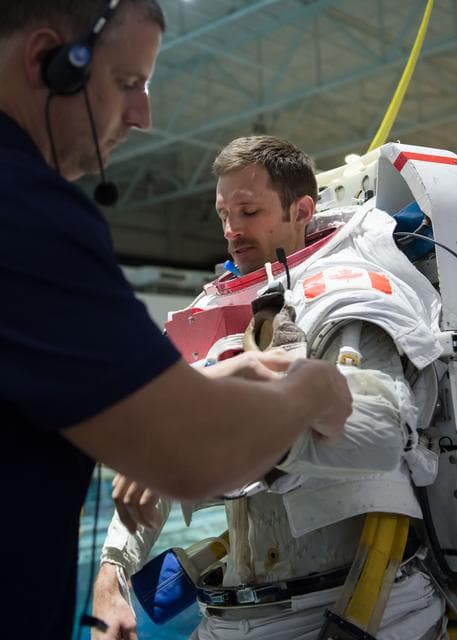 NASA image: 2017 ASCAN class members during ASCAN EVQ1 (Red Team) Training