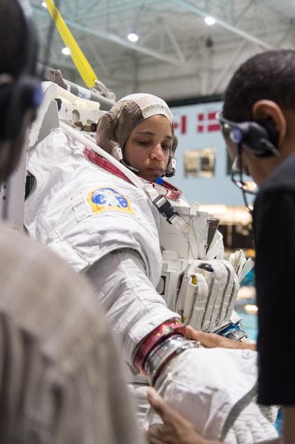 NASA image: 2017 ASCAN class members during ASCAN EVQ1 (Red Team) Training