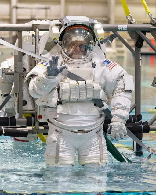 NASA image: 2017 ASCAN class members during ASCAN EVQ1 (Red Team) Training