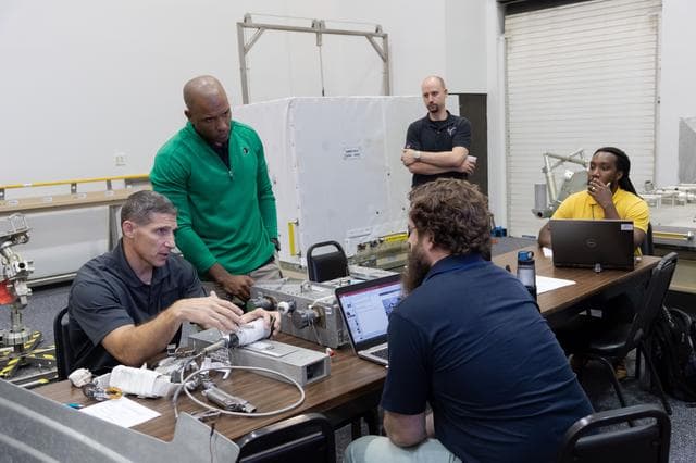 NASA image: CCP Astronauts - ISS EVA Maintenance 2 IG Training