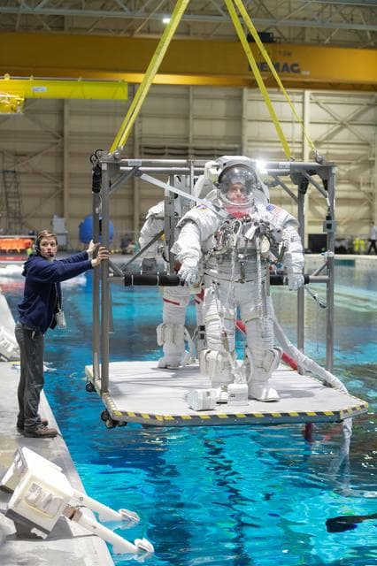 NASA image: Commercial Crew Program Astronaut Training - Mike Fincke 