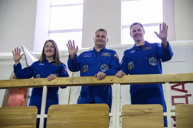 NASA image: Expedition 59 crew members in Star City, Russia