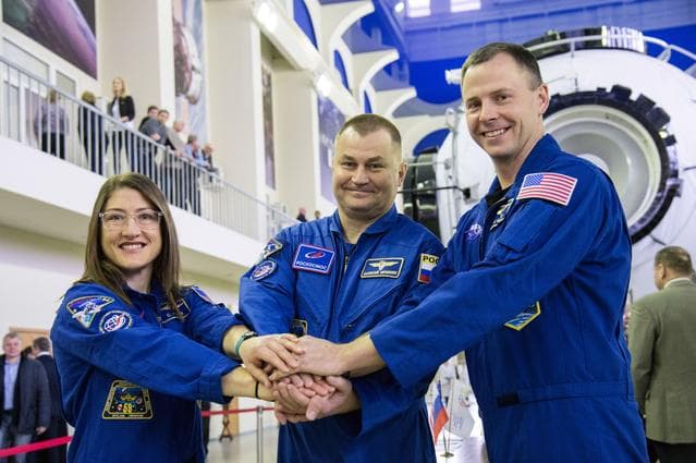NASA image: Expedition 59 crew members in Star City, Russia