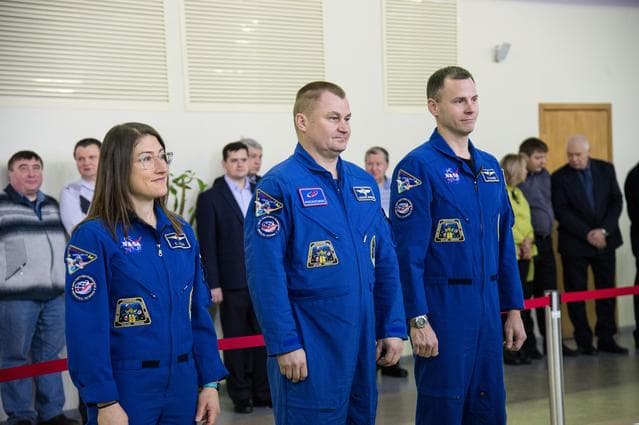 NASA image: Expedition 59 crew members in Star City, Russia