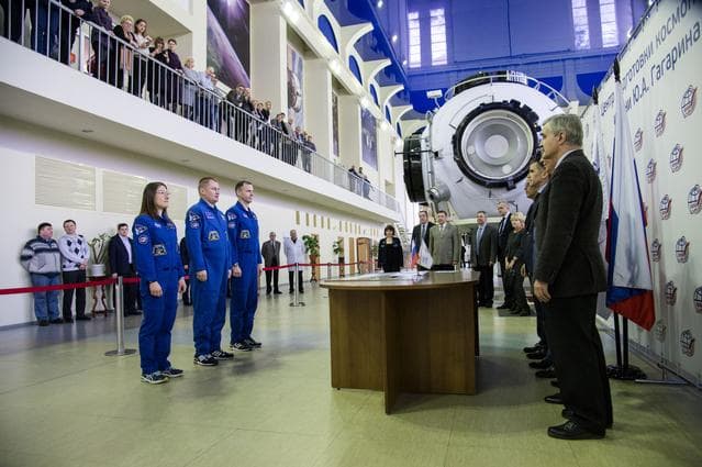 NASA image: Expedition 59 crew members in Star City, Russia