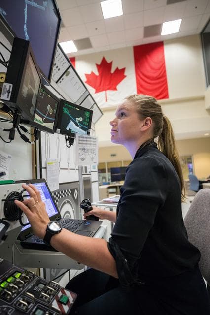 NASA image: ASCAN 2017 Training -  Canadarm2 robotics training at Canadian Space Agency headquarters