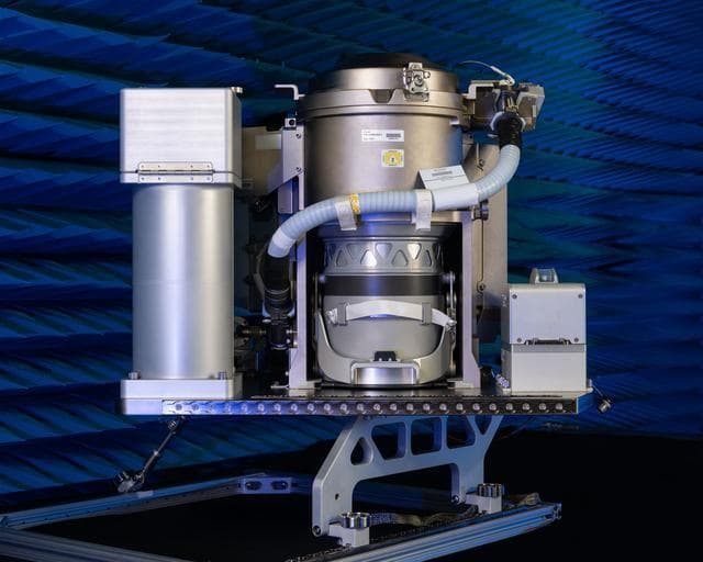 NASA image: ISS Universal Waste Management System, Unit 1 during EMI/EMC Testing