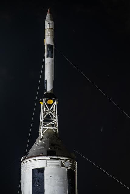 NASA image: Comet NEOWISE Over Rocket Park