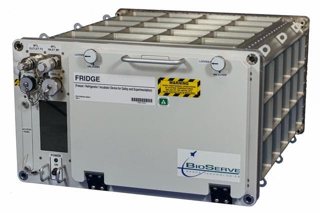 NASA image: Galley Refrigerator-Freezer